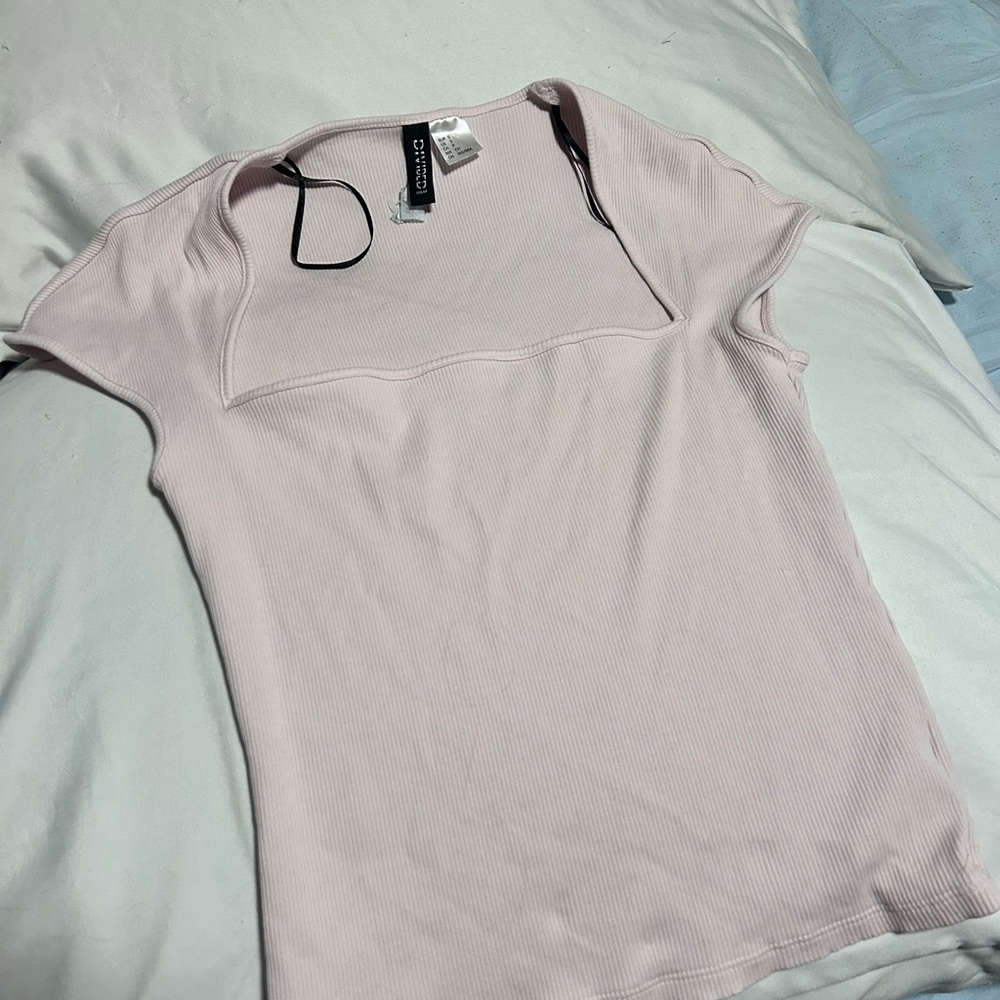 Divided Light Pink Short Sleeve Tee